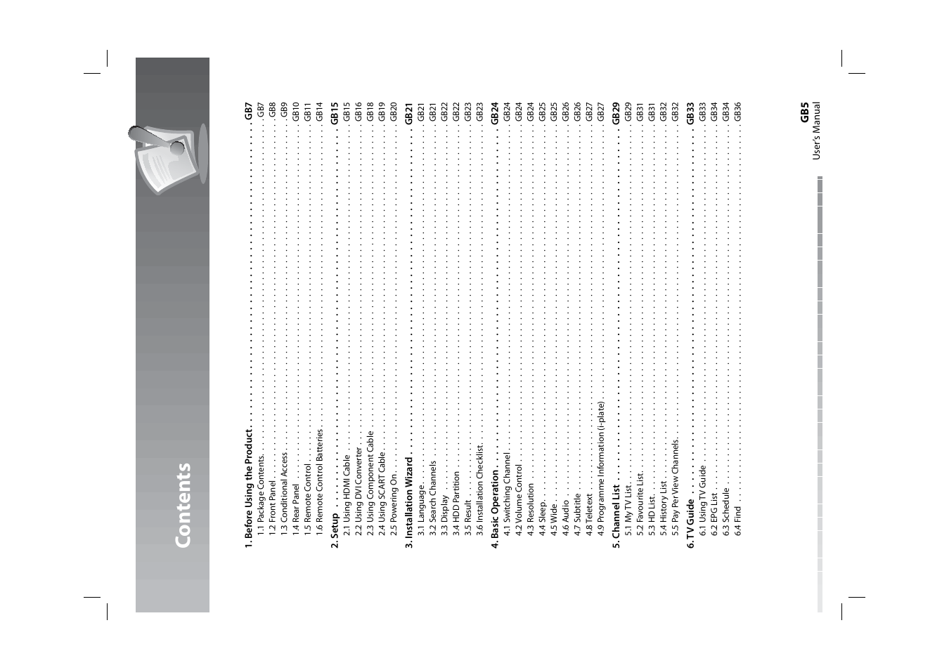 Co n ten ts | Humax HDPVR-1000C User Manual | Page 6 / 97