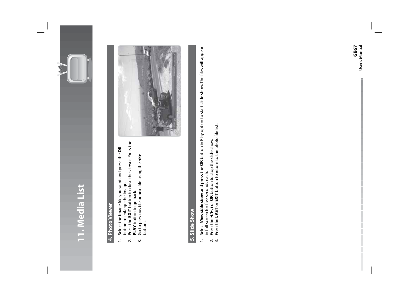 11 . media list | Humax HDPVR-1000C User Manual | Page 68 / 97