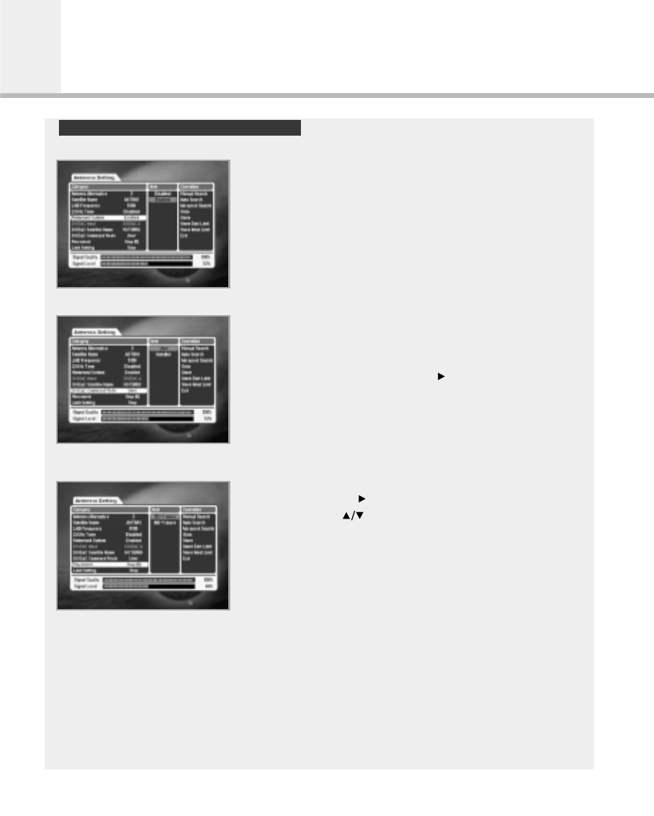 Motorised system | Humax F2-Green User Manual | Page 40 / 48