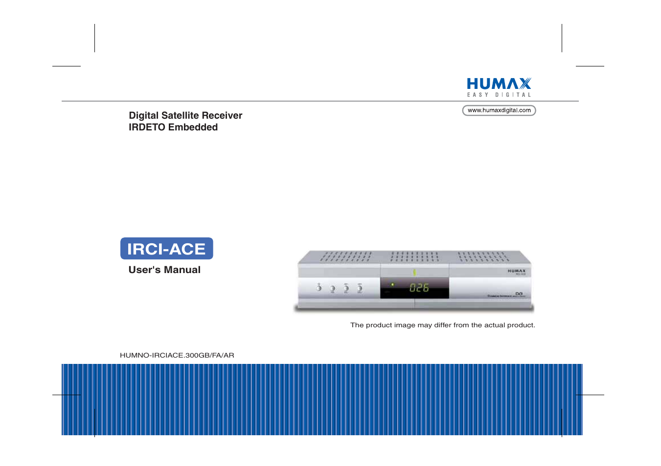 Humax IRCI-ACE User Manual | 42 pages