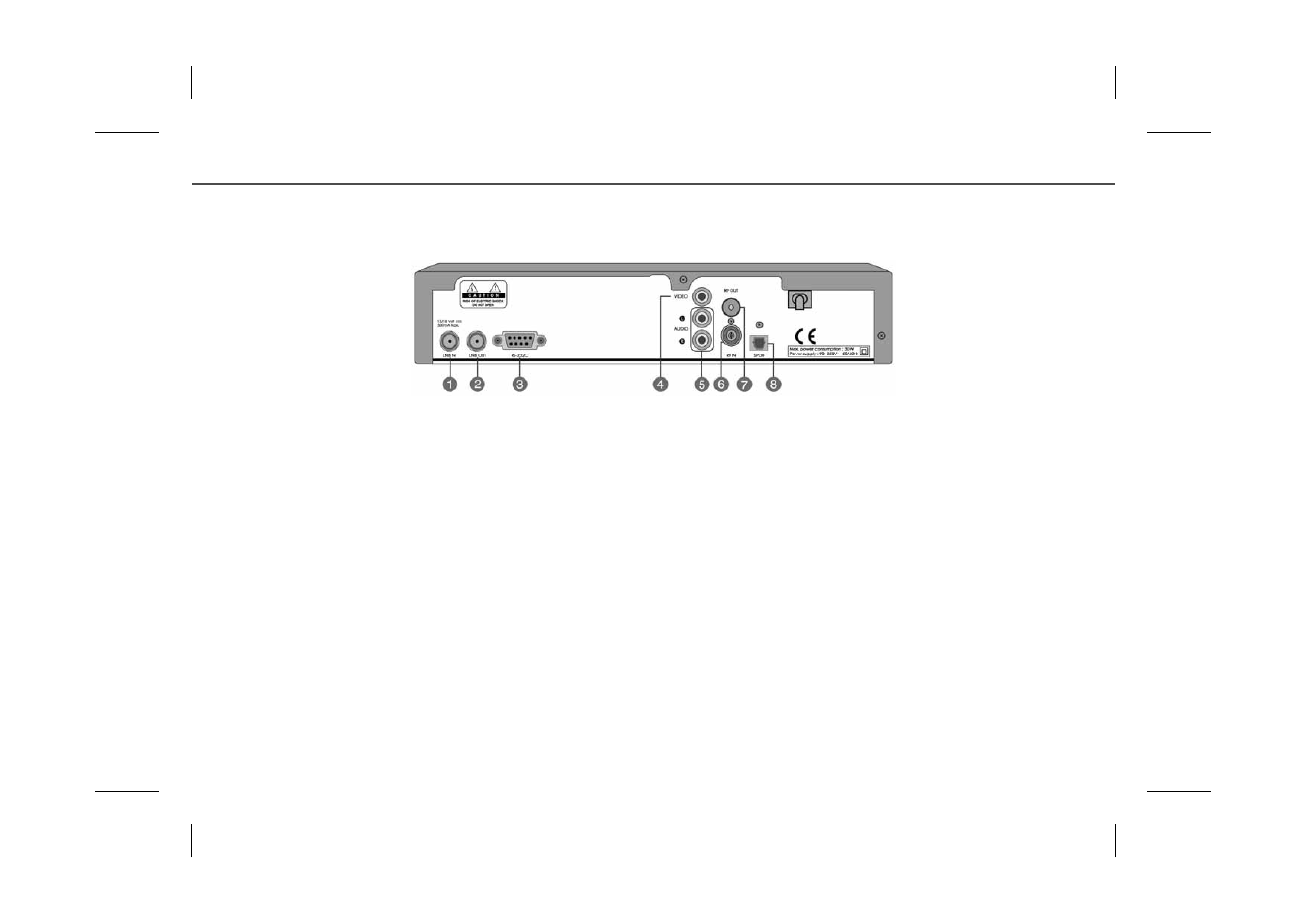 3 rear panel, Gb 7 | Humax IRCI-ACE User Manual | Page 8 / 42