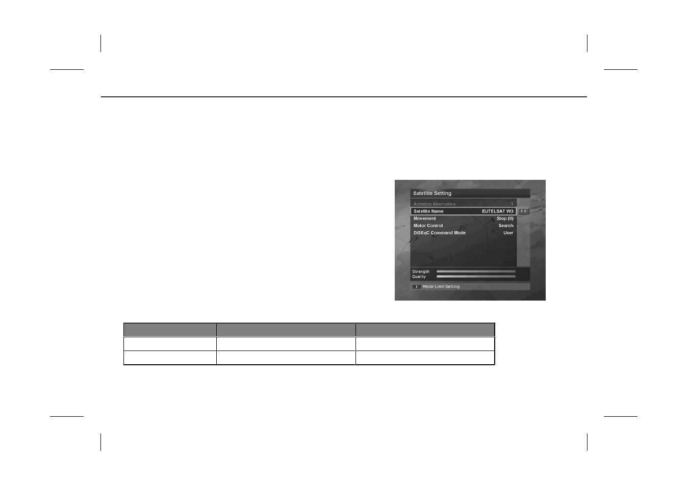 3 satellite setting | Humax Set-Top Box User Manual | Page 20 / 46