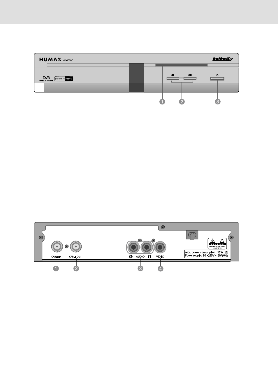 Safety | Humax HATHWAY ND-1000C User Manual | Page 13 / 48