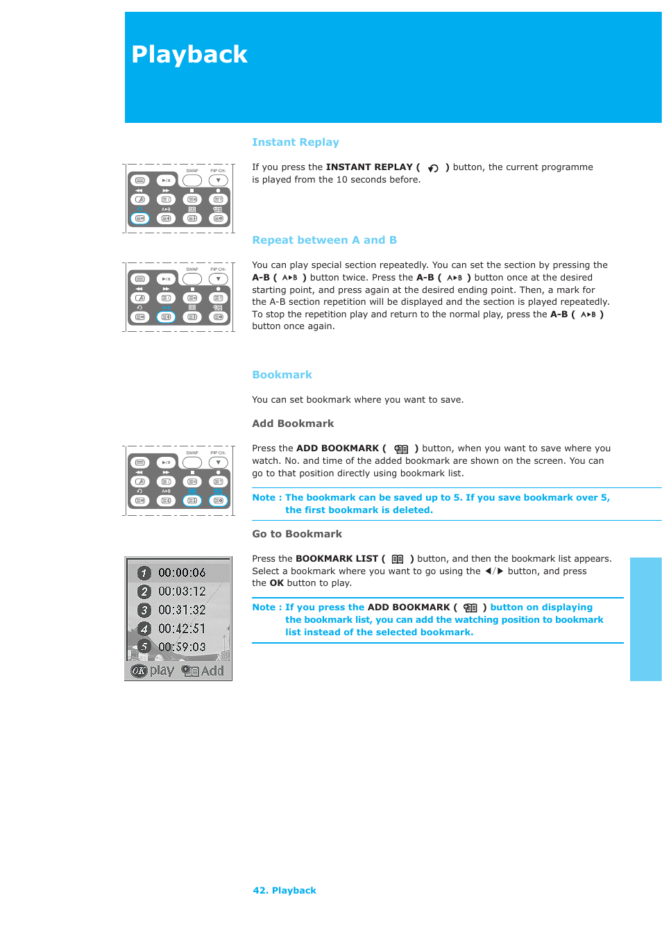 Playback | Humax LAU-32TPVR User Manual | Page 43 / 76