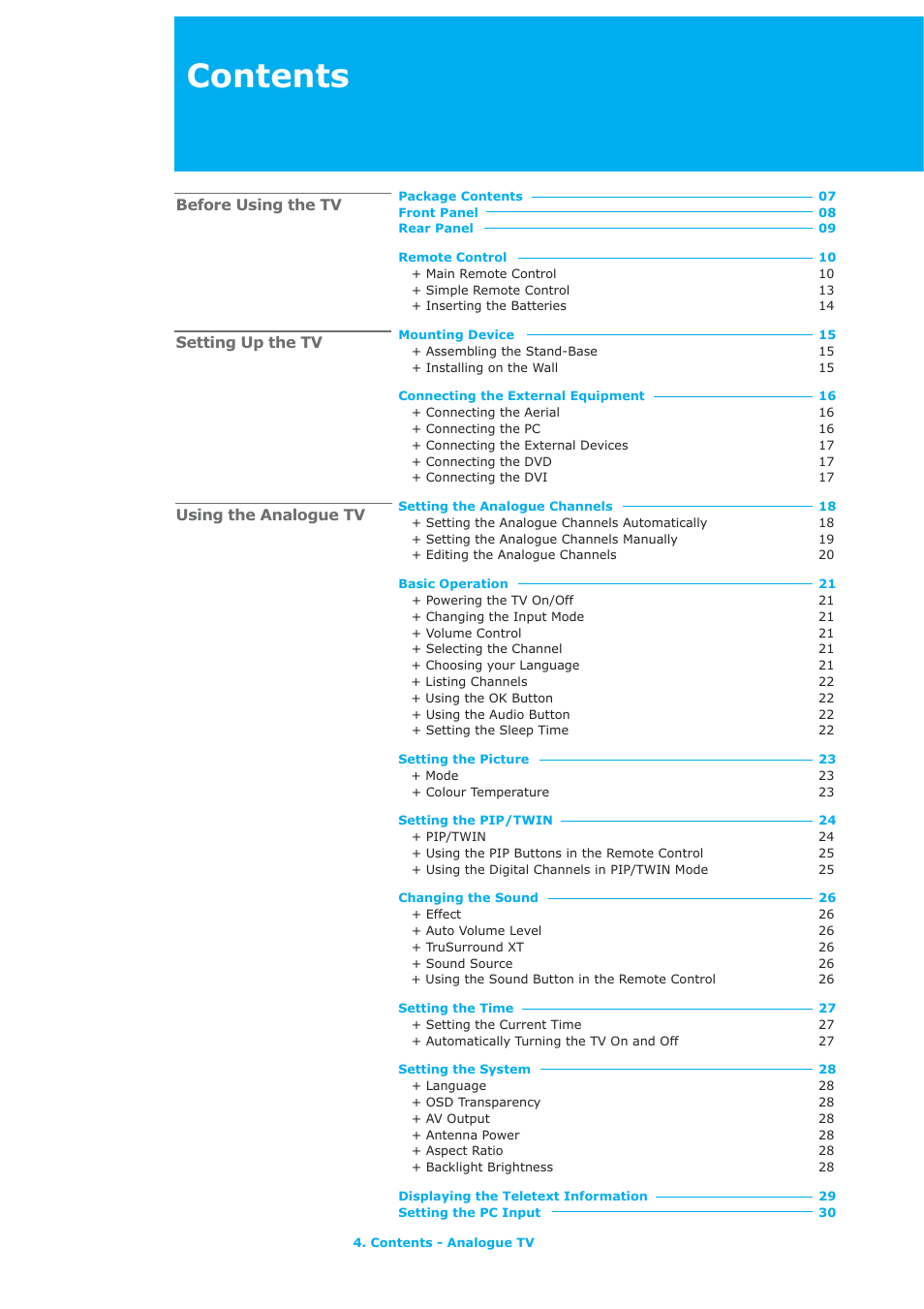 Humax LAU-32TPVR User Manual | Page 5 / 76