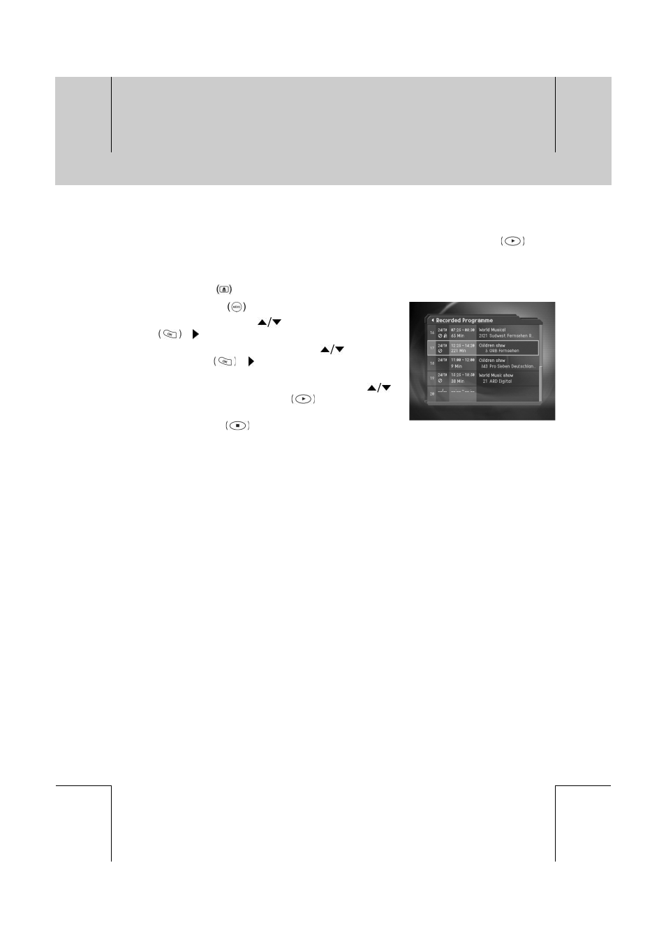 Recording and playback | Humax PVR-8100T User Manual | Page 33 / 88