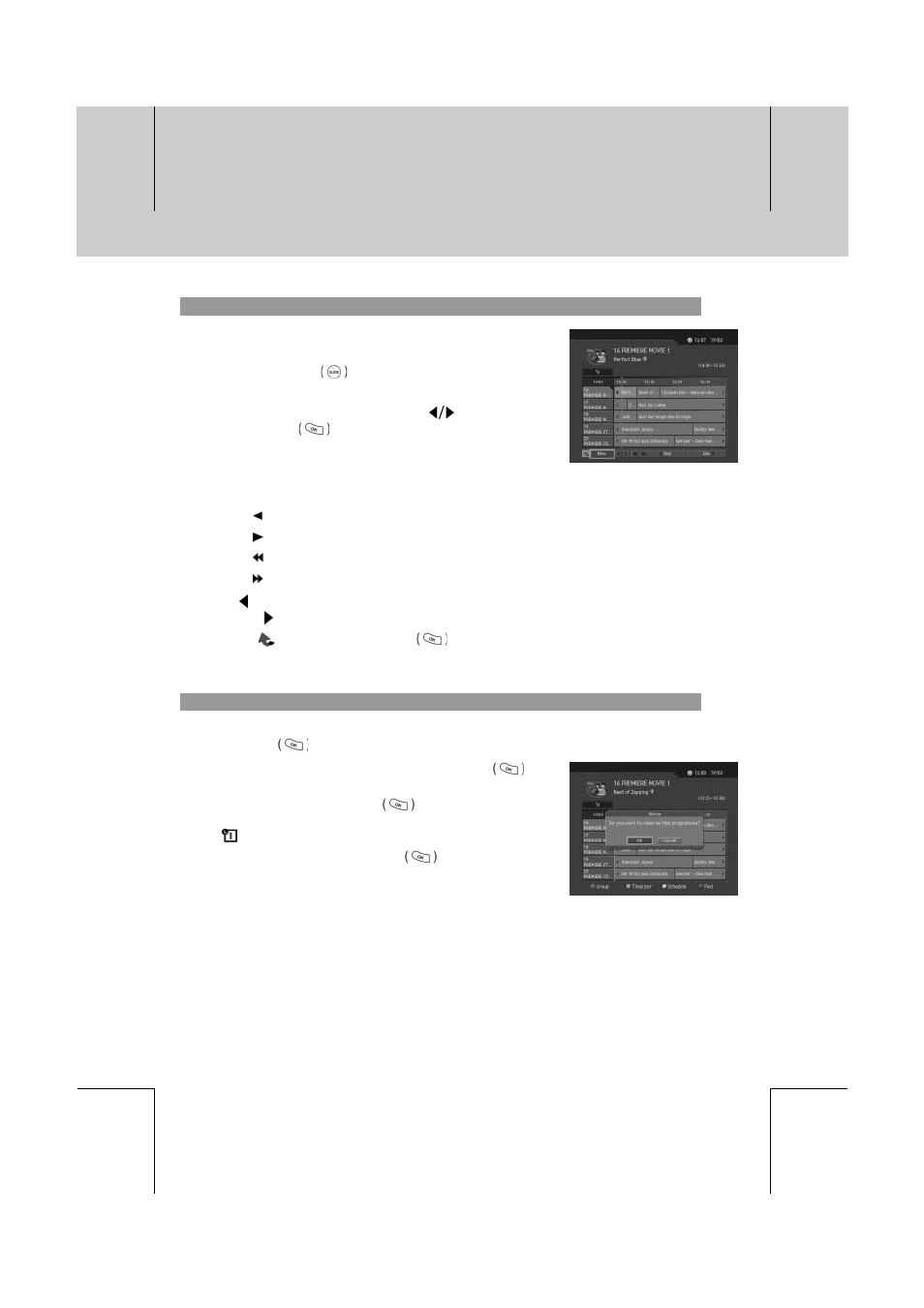 Programme guide | Humax PVR-8100T User Manual | Page 47 / 88