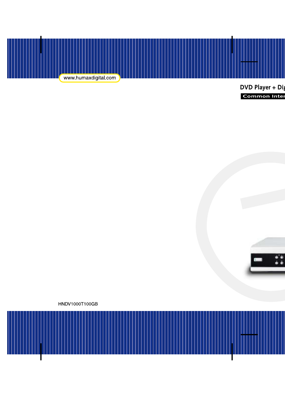 Humax DV-1000T User Manual | Page 105 / 105