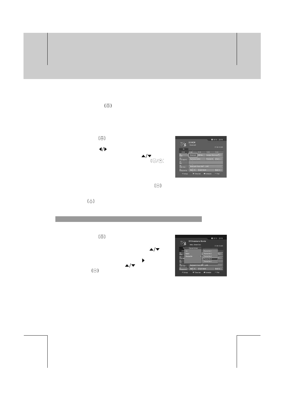 Programme guide | Humax DV-1000T User Manual | Page 41 / 105