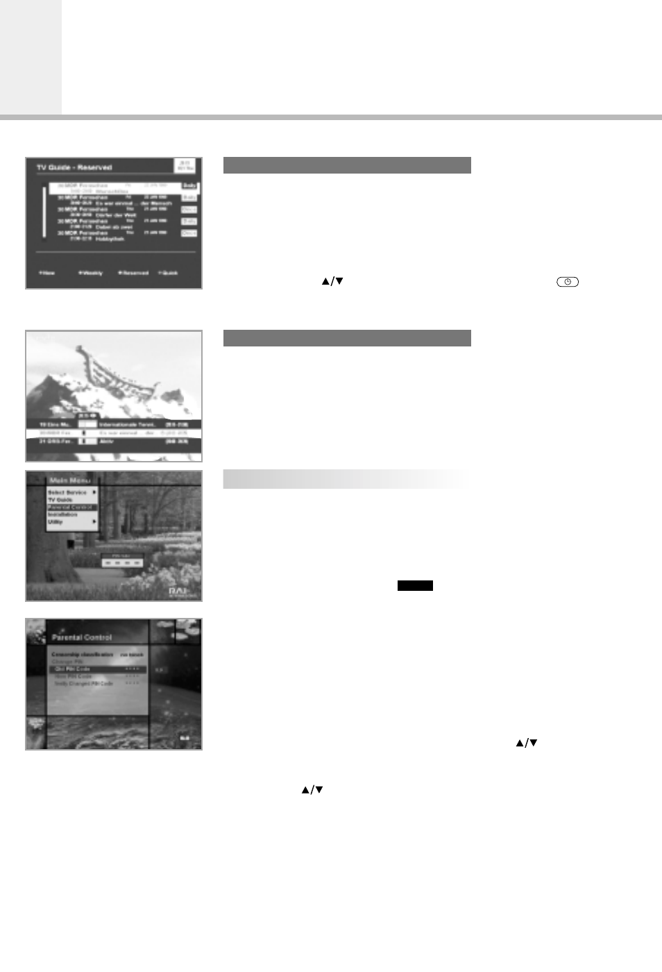 Guide of main menu, Gb19 | Humax IR-5410Z+ User Manual | Page 20 / 48