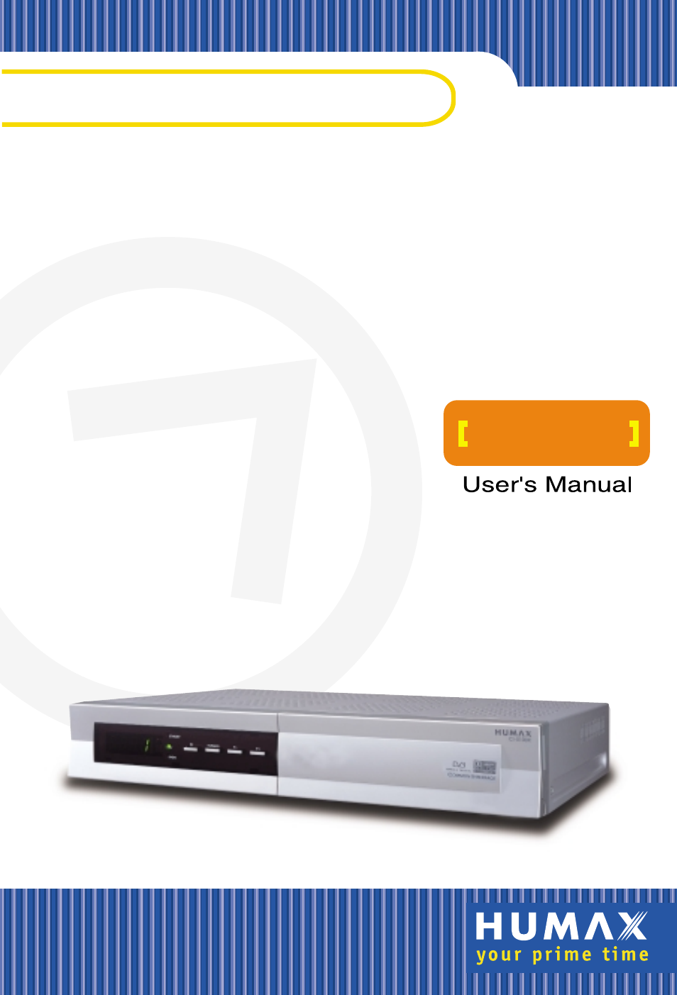 Humax CI-5100X User Manual | 46 pages