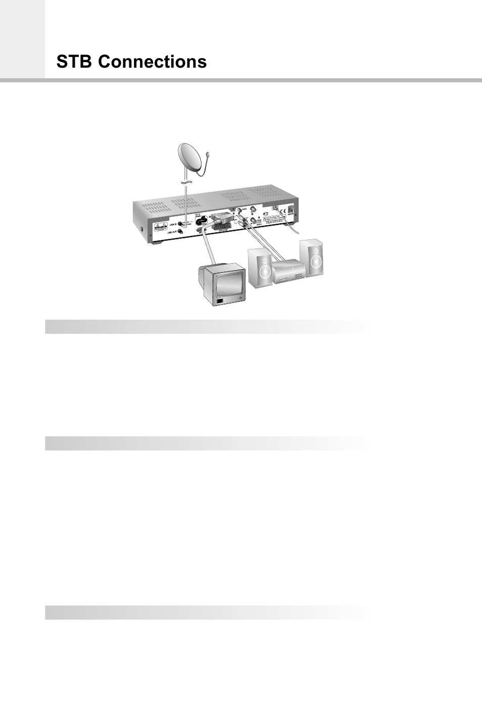 Stb connections | Humax CI-5100X User Manual | Page 8 / 46