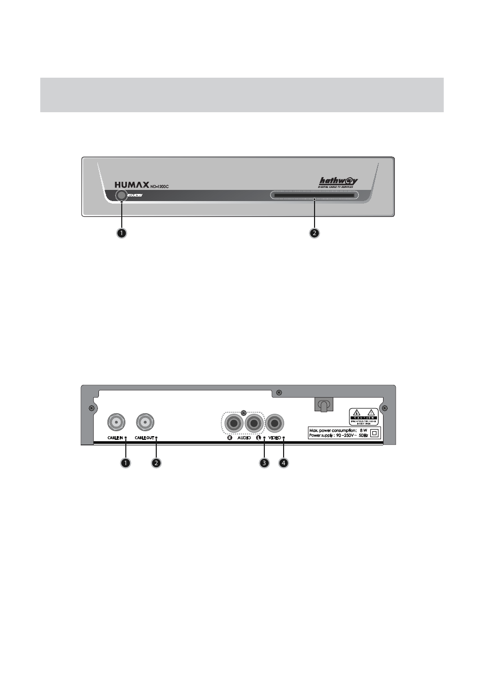 Safety | Humax ND-1200C User Manual | Page 12 / 49