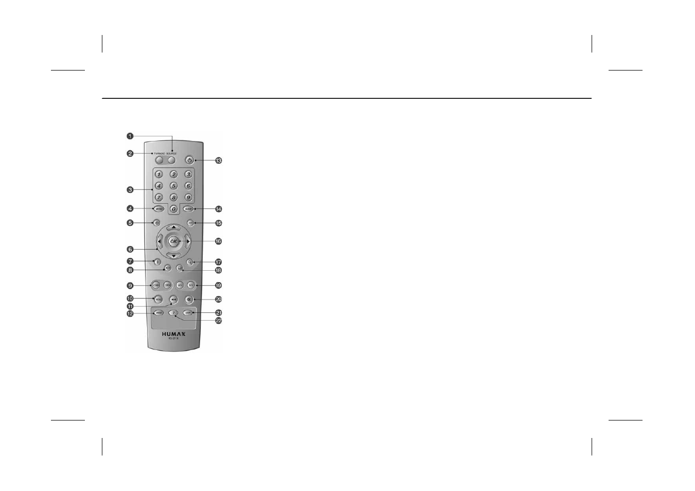 5 remote control, Gb 9 | Humax F3-FOX CI User Manual | Page 10 / 45