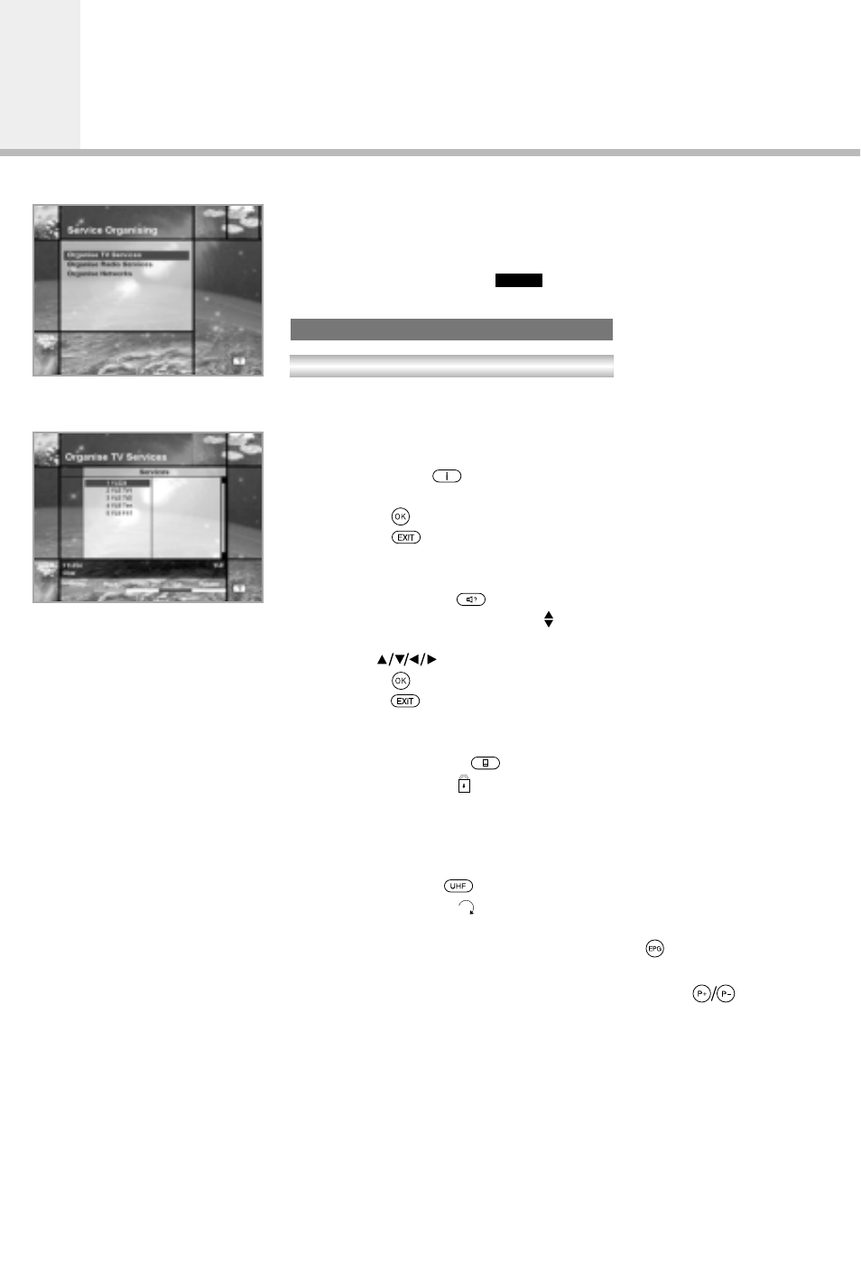 Guide of main menu, Gb25 | Humax F1-4000T User Manual | Page 26 / 40