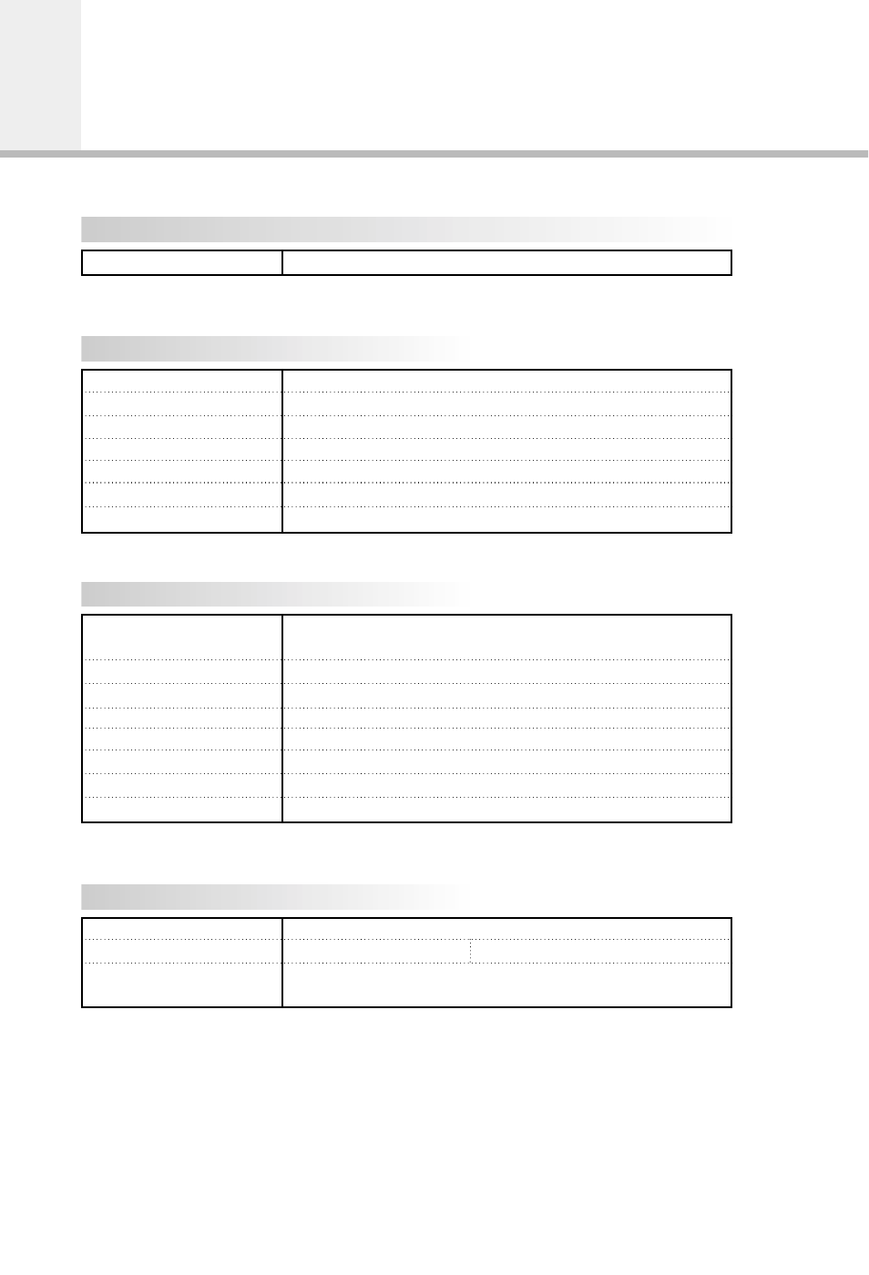 Specification | Humax F1-4000T User Manual | Page 38 / 40