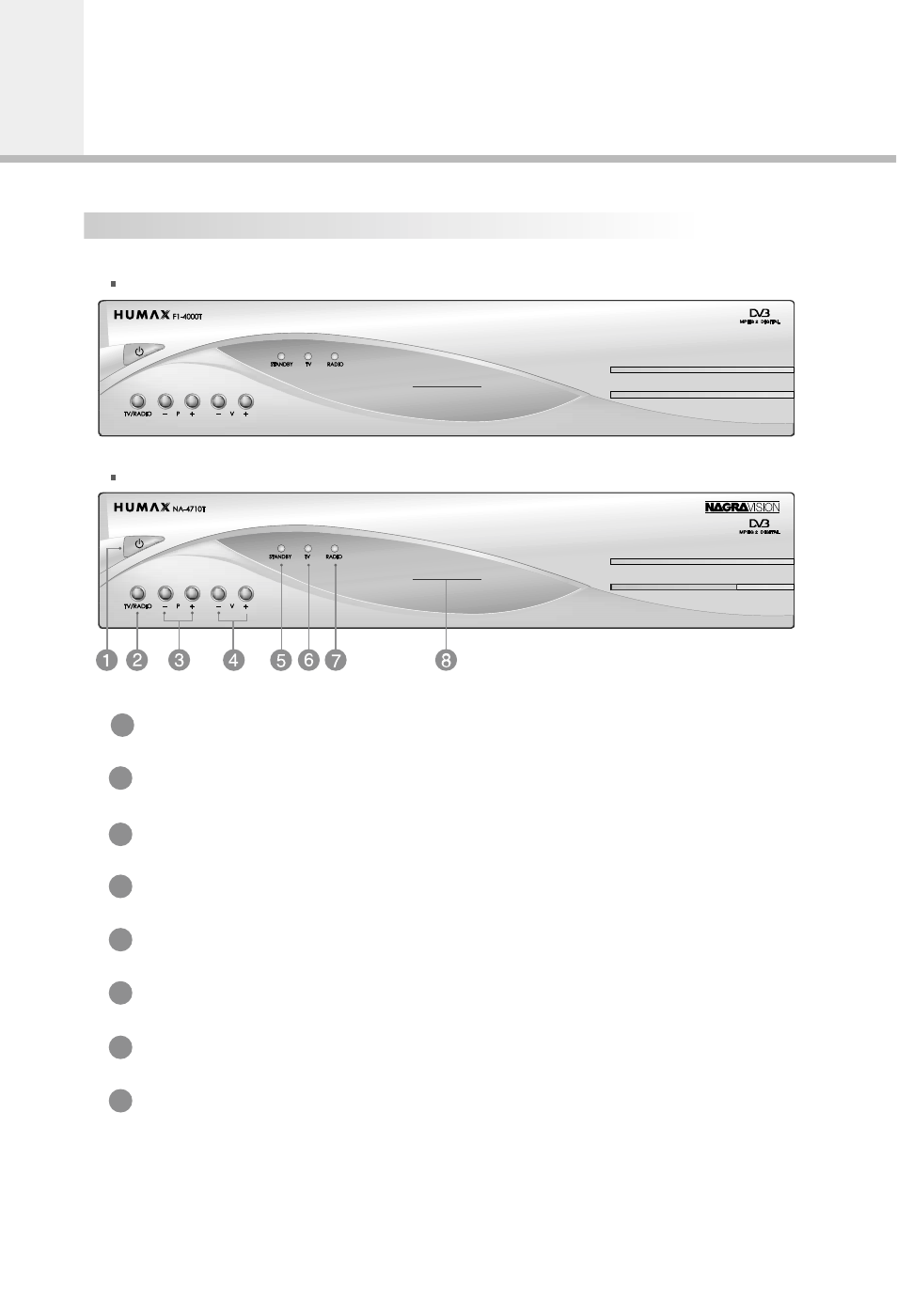 Stb connections | Humax F1-4000T User Manual | Page 6 / 40