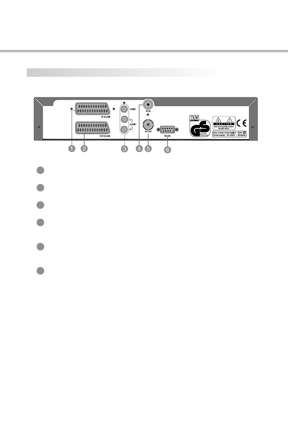 Humax F1-4000T User Manual | Page 7 / 40