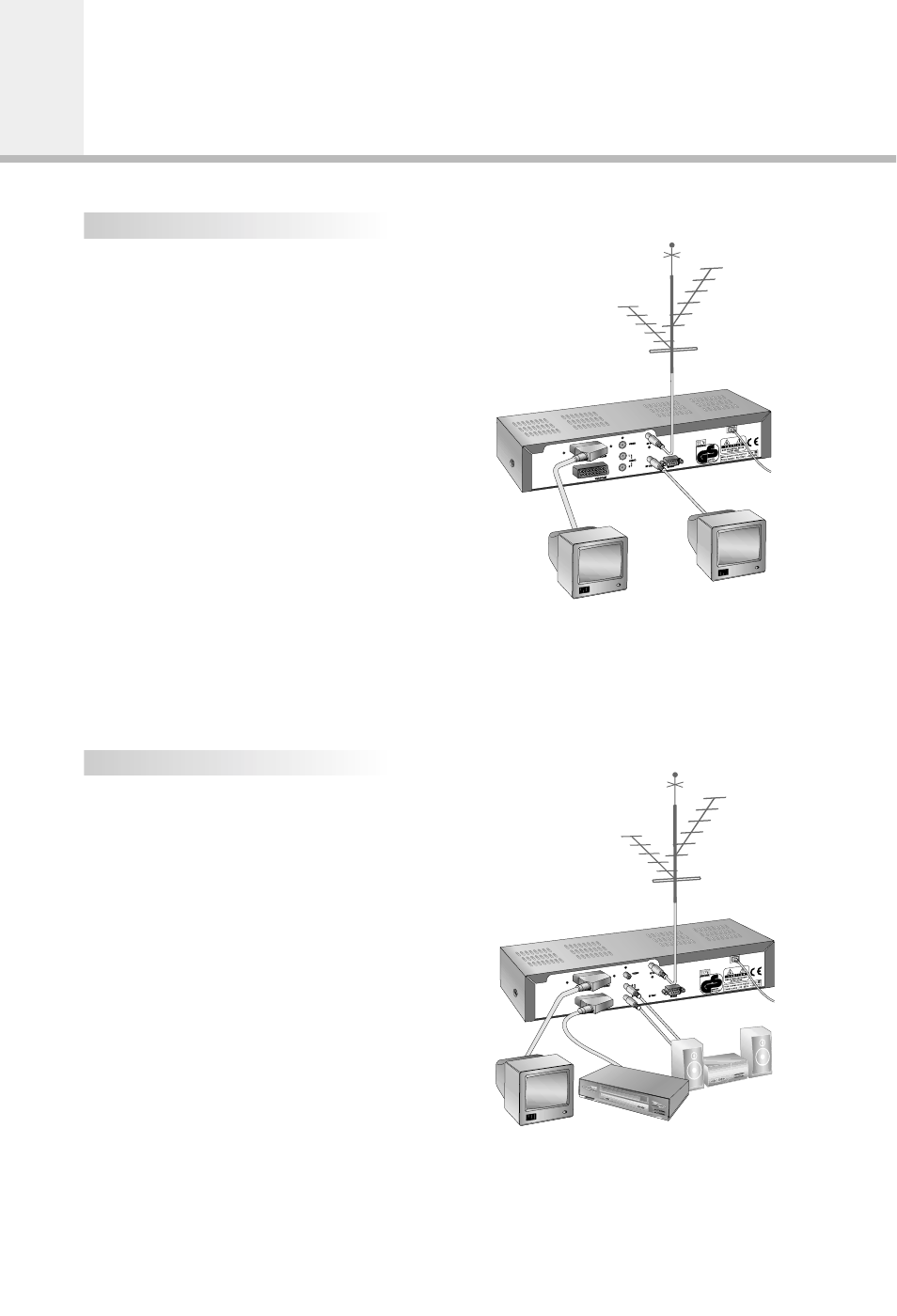 Stb connections | Humax F1-4000T User Manual | Page 8 / 40