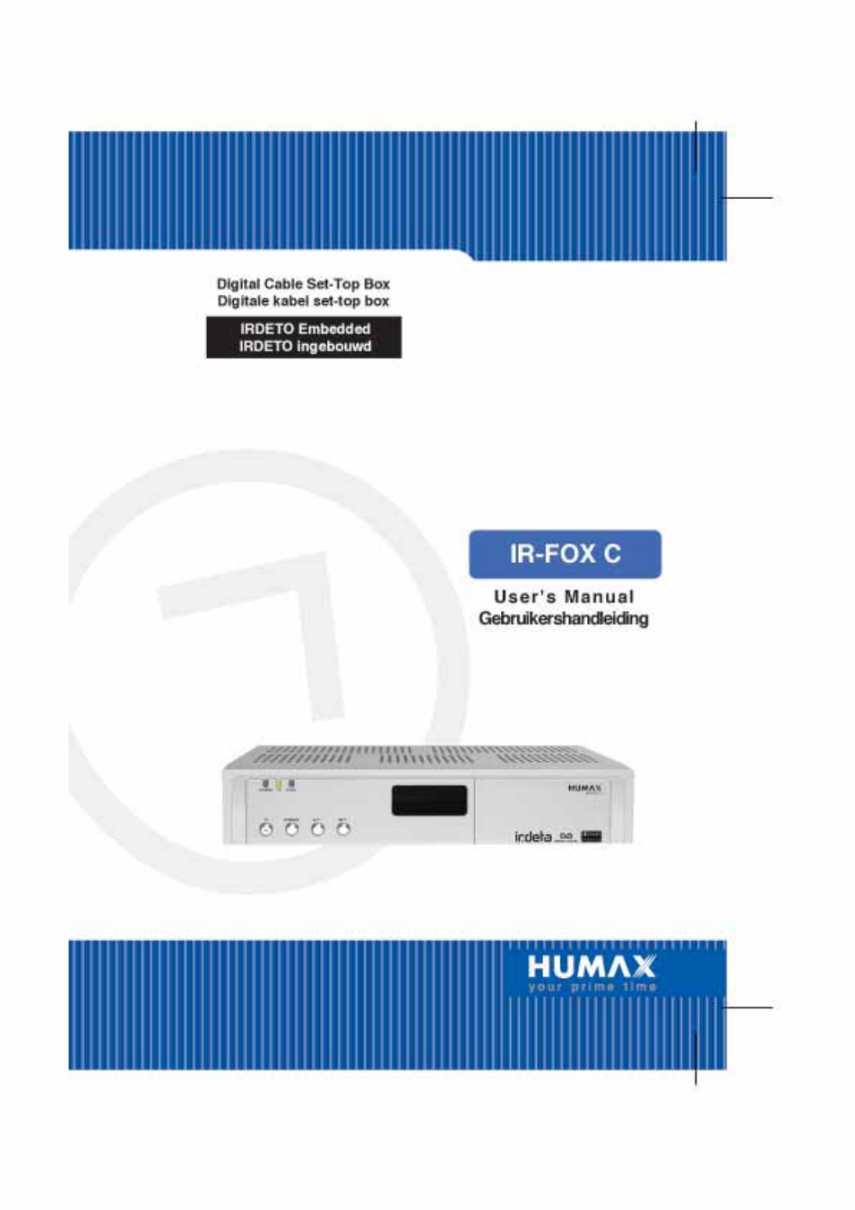 Humax IR-FOX C User Manual | 64 pages