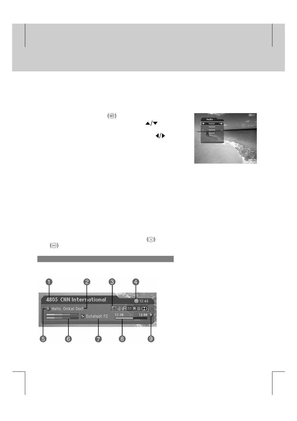 Basic operation | Humax F2-FOX User Manual | Page 18 / 78