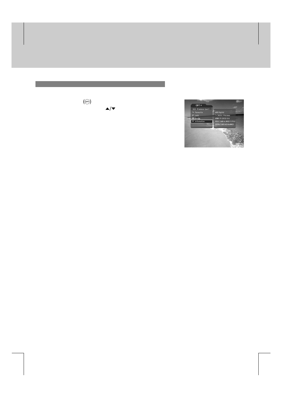 Basic operation | Humax F2-FOX User Manual | Page 22 / 78