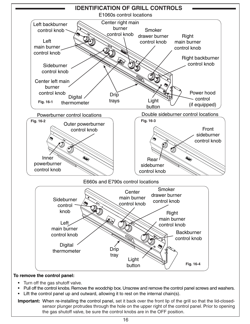 Fire Magic ECHELON E660 User Manual | Page 16 / 38