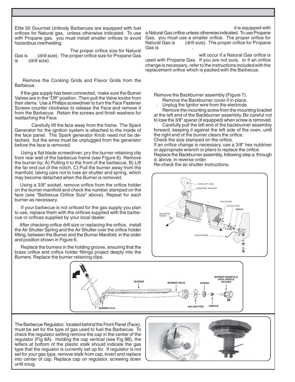 Checking your barbecue | Fire Magic Elite 50 User Manual | Page 8 / 16