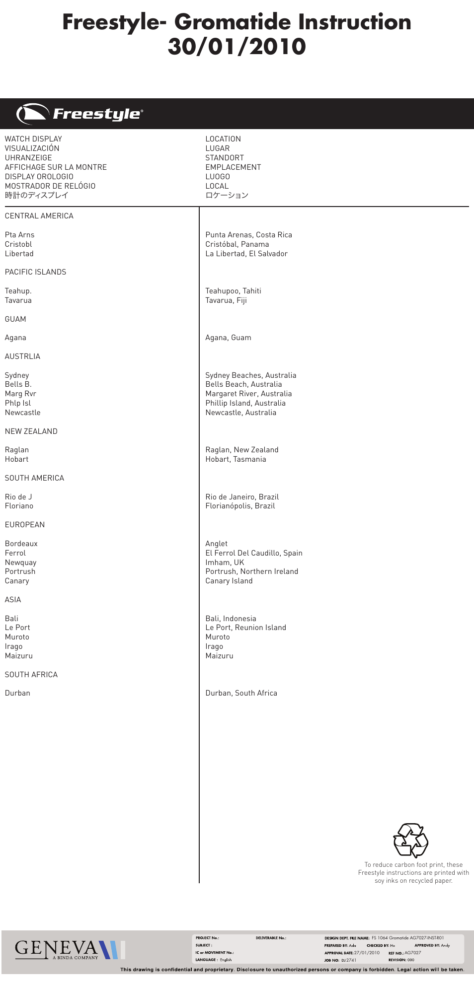 Freestyle FS 1064 User Manual | Page 16 / 16