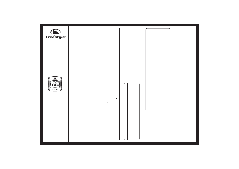 Freestyle Bella FS80983 User Manual | 2 pages