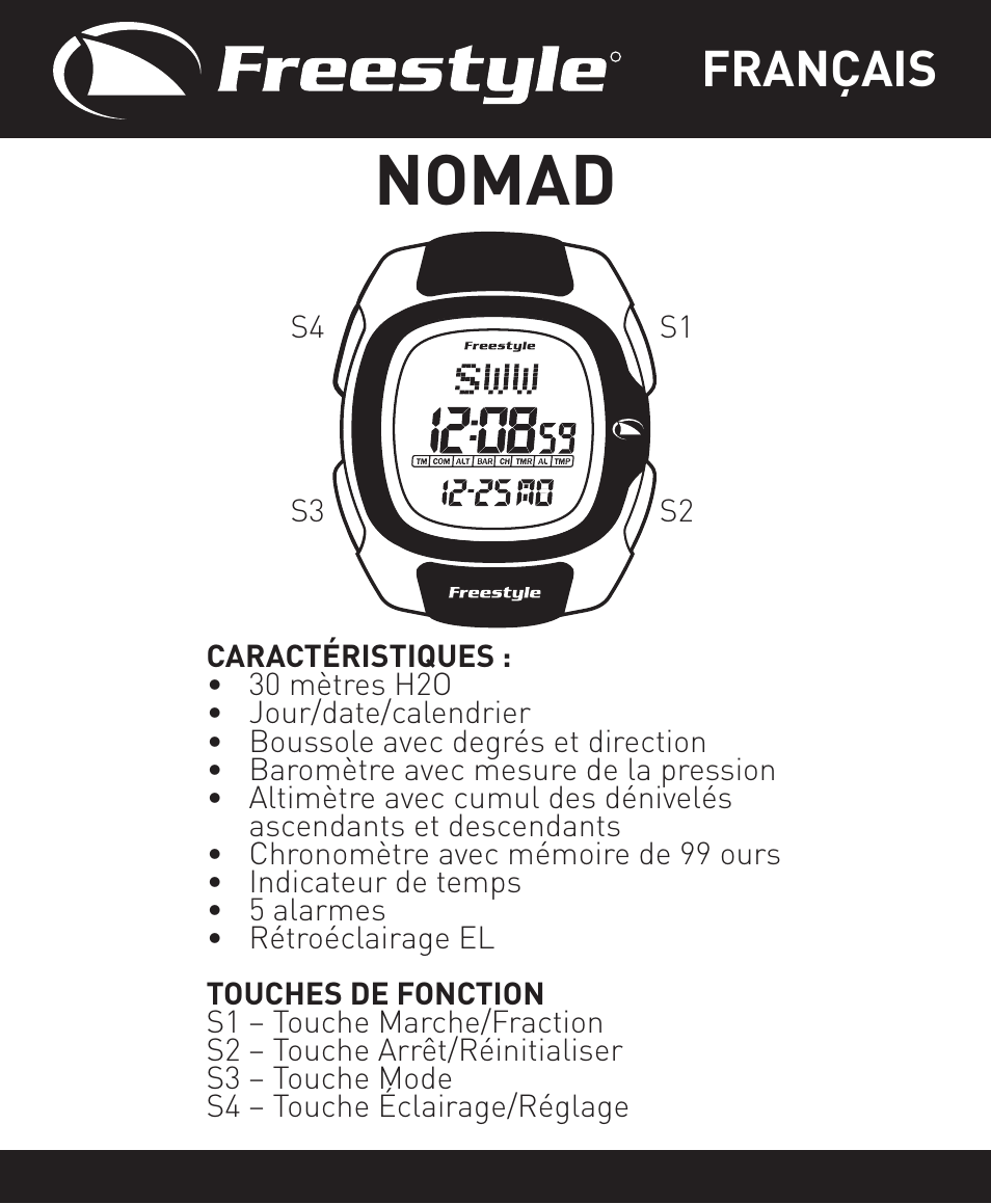 Nomad, Français | Freestyle Nomad User Manual | Page 83 / 192