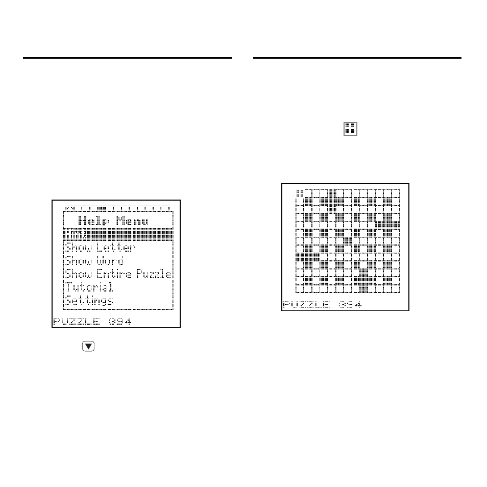 Using the help menu | Franklin CGT-300 User Manual | Page 15 / 22