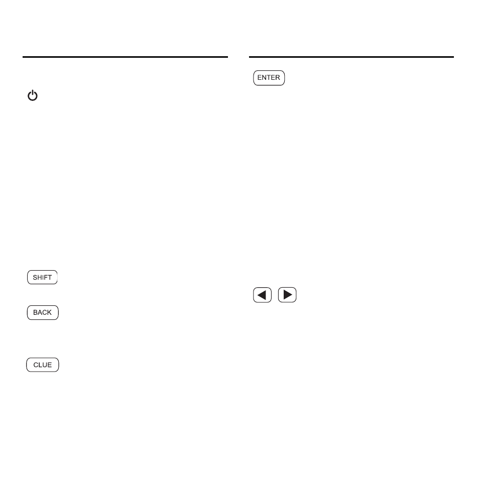 Key guide, Key guide function keys, Direction keys | Franklin CGT-300 User Manual | Page 5 / 22