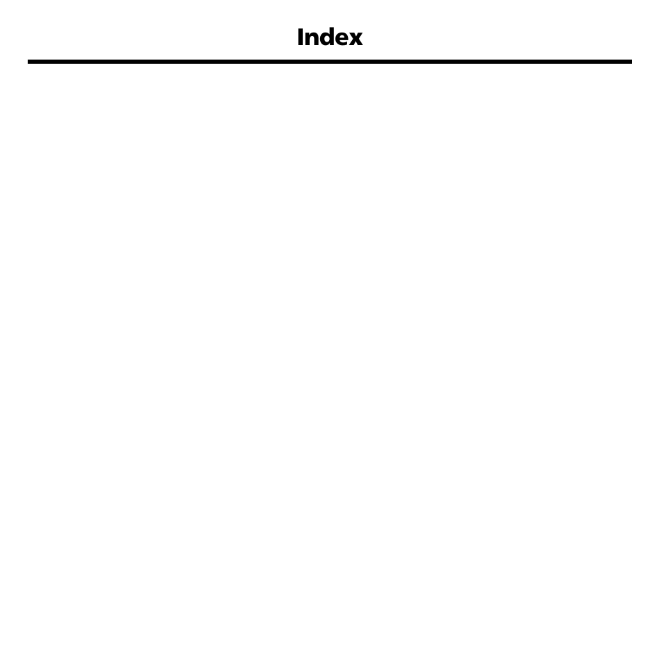 Index | Franklin WGM-2037 User Manual | Page 21 / 23