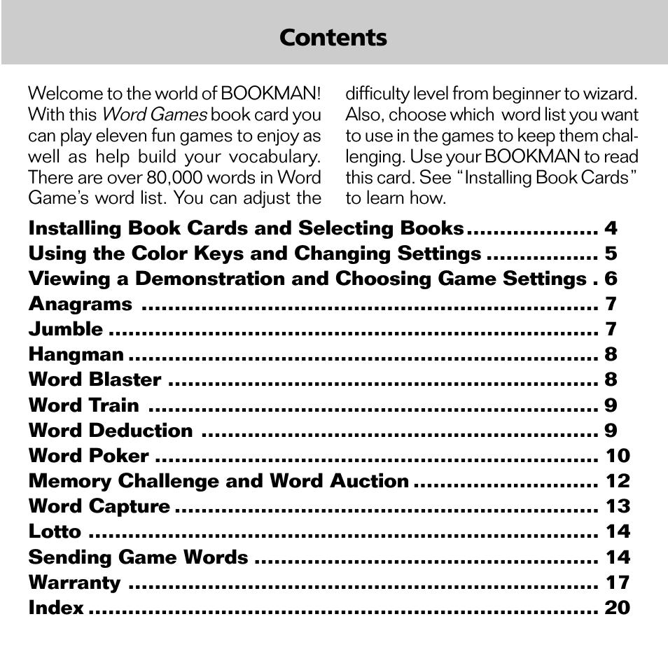 Franklin WGM-2037 User Manual | Page 3 / 23