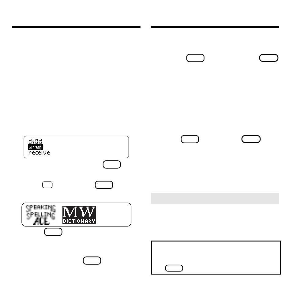 Sending a word between books, Resetting bookman | Franklin eBook Reader User Manual | Page 16 / 20