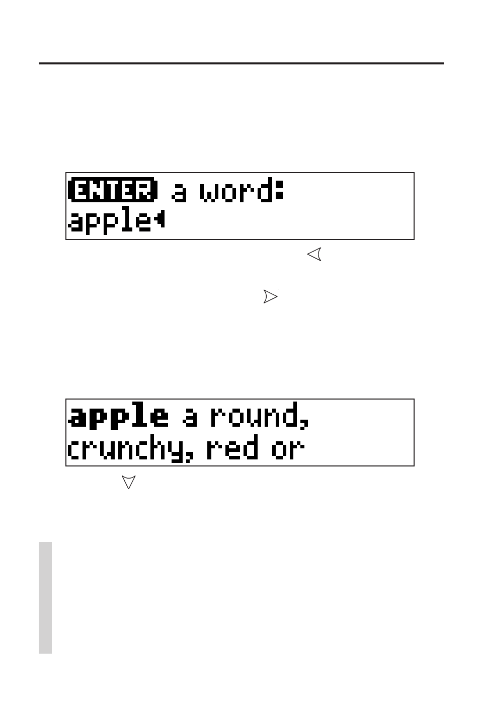 Looking up a word | Franklin HW-1216 User Manual | Page 6 / 24
