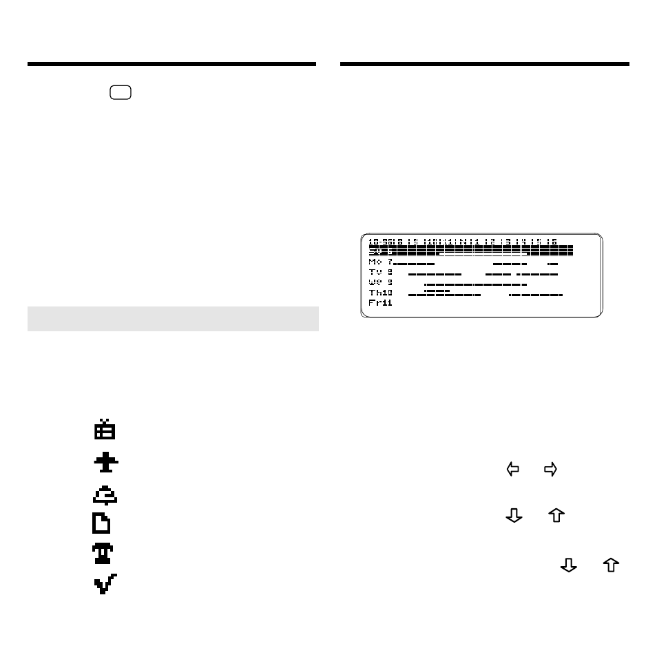 Using the weekly view | Franklin SDK-763 User Manual | Page 25 / 78