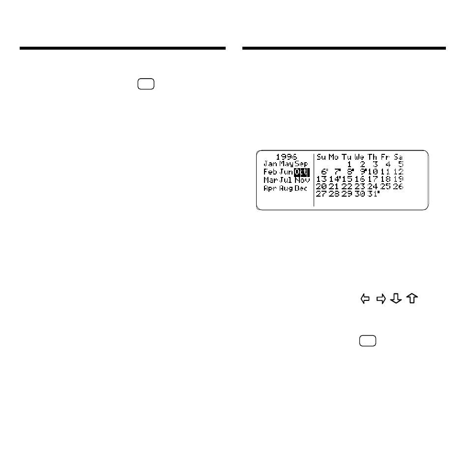 Using the monthly view | Franklin SDK-763 User Manual | Page 26 / 78