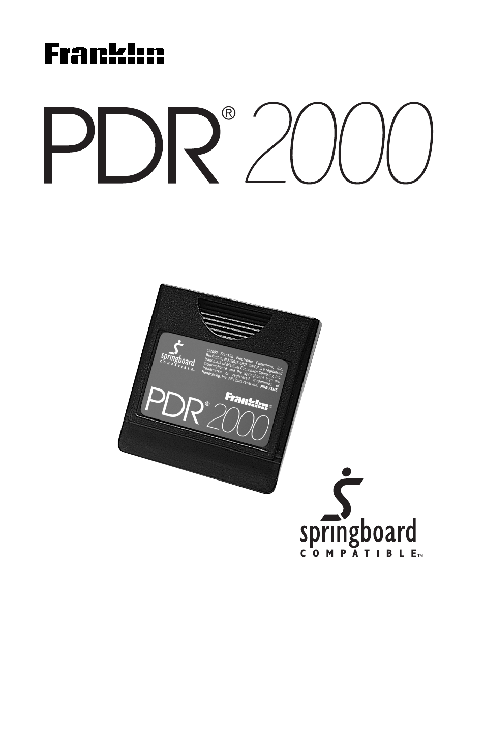 Franklin SpringboardTM Module PDR 2000 User Manual | 27 pages