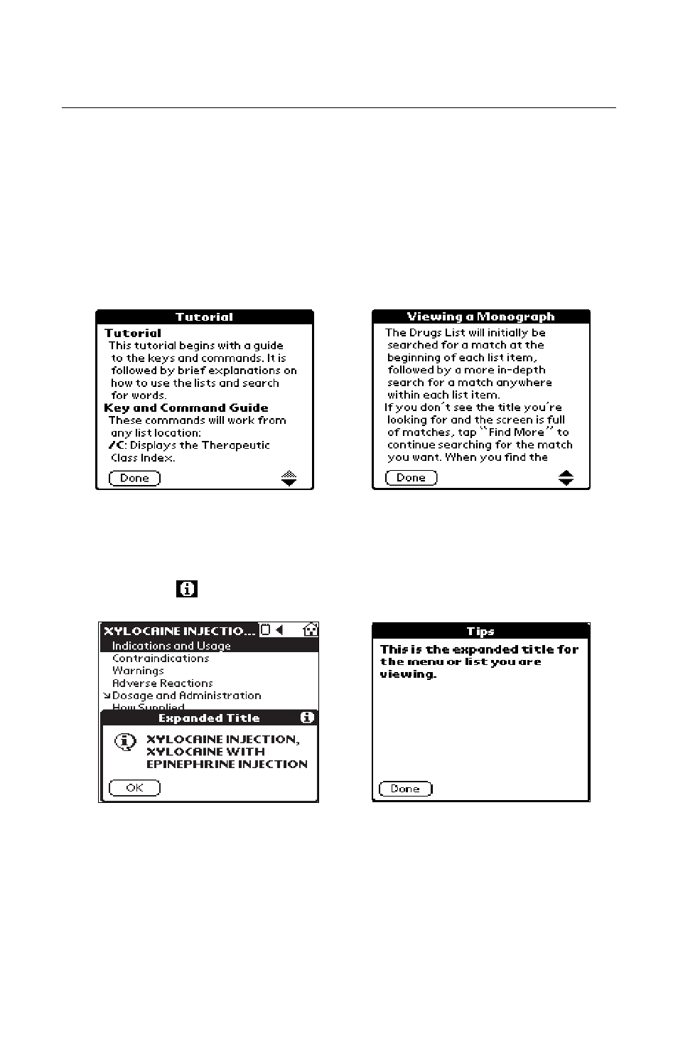Using help | Franklin SpringboardTM Module PDR 2000 User Manual | Page 24 / 27