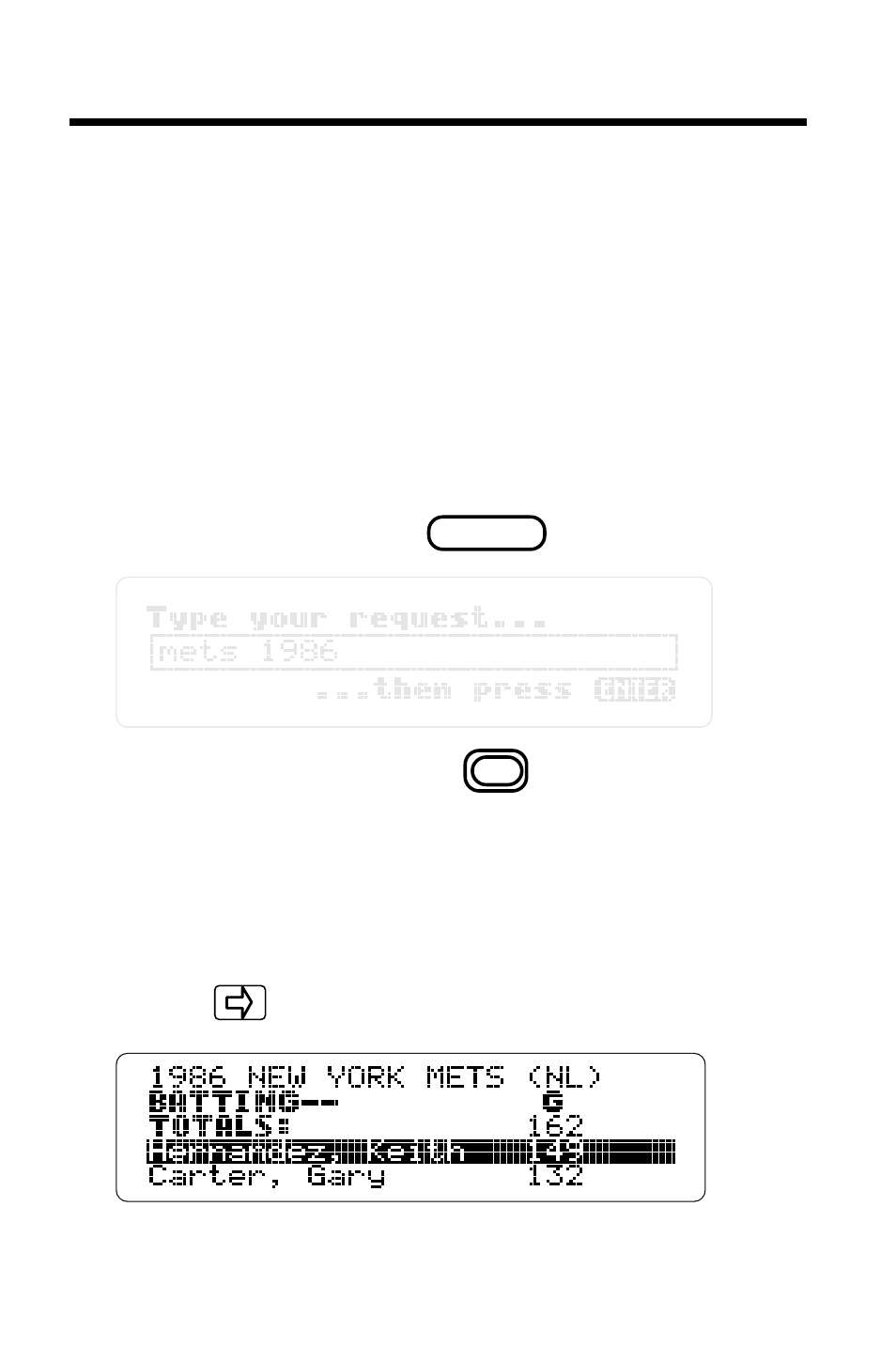 Finding team stats | Franklin F IC-129 User Manual | Page 18 / 64