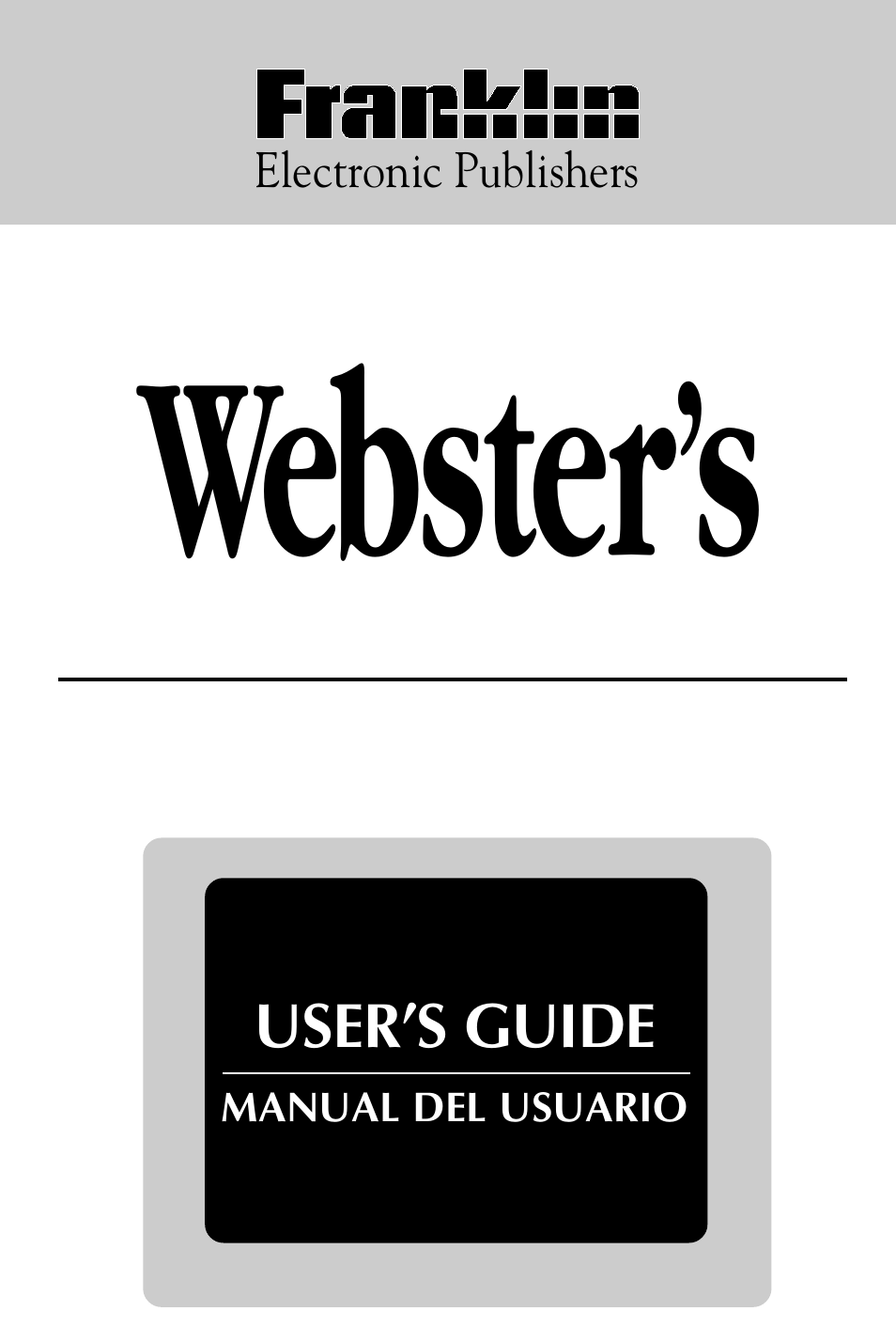 Franklin Webster's Spelling Corrector NCS-100 User Manual | 13 pages