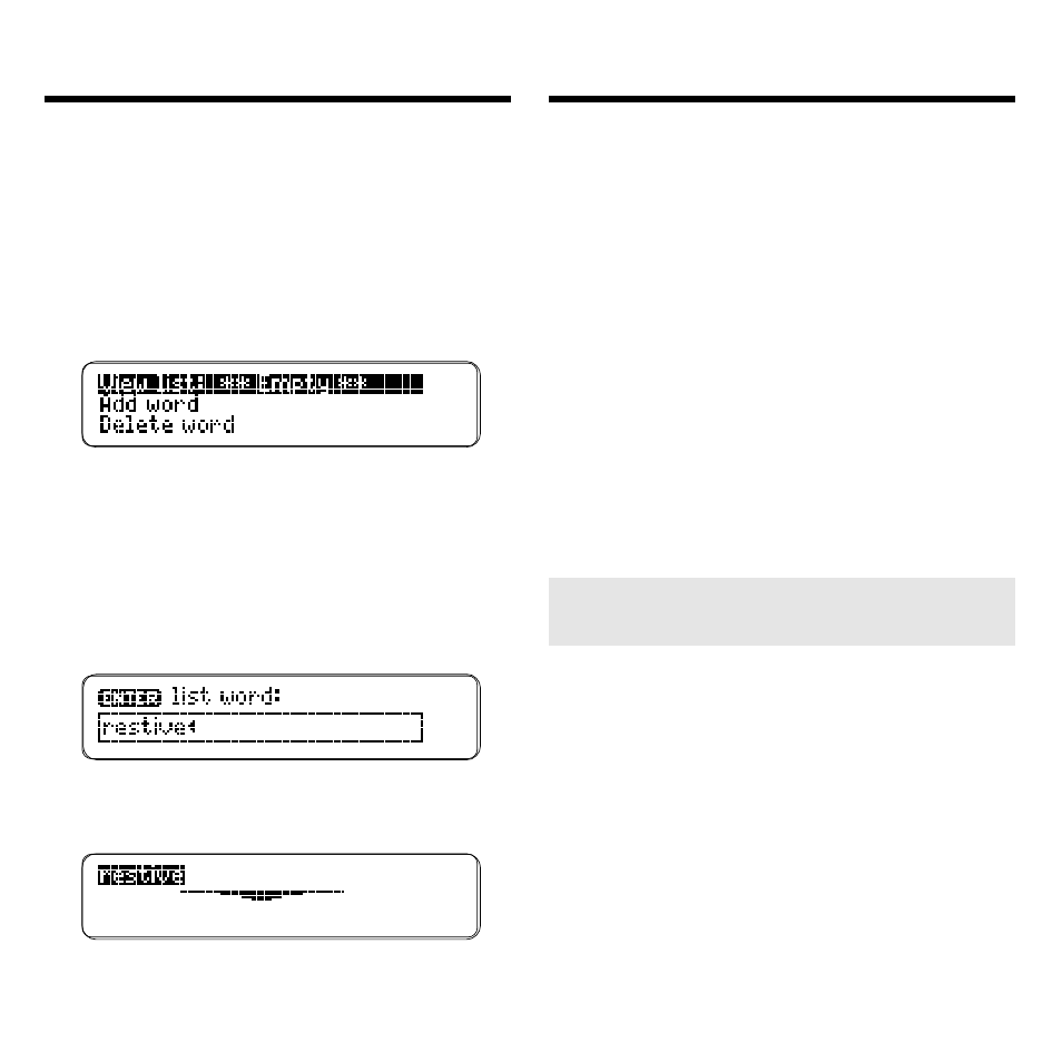 Using the user list | Franklin Bookman MWD-640 User Manual | Page 13 / 19