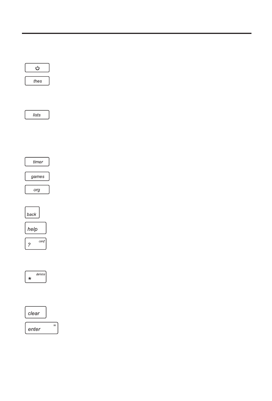 Key guide | Franklin SA-209 User Manual | Page 3 / 24