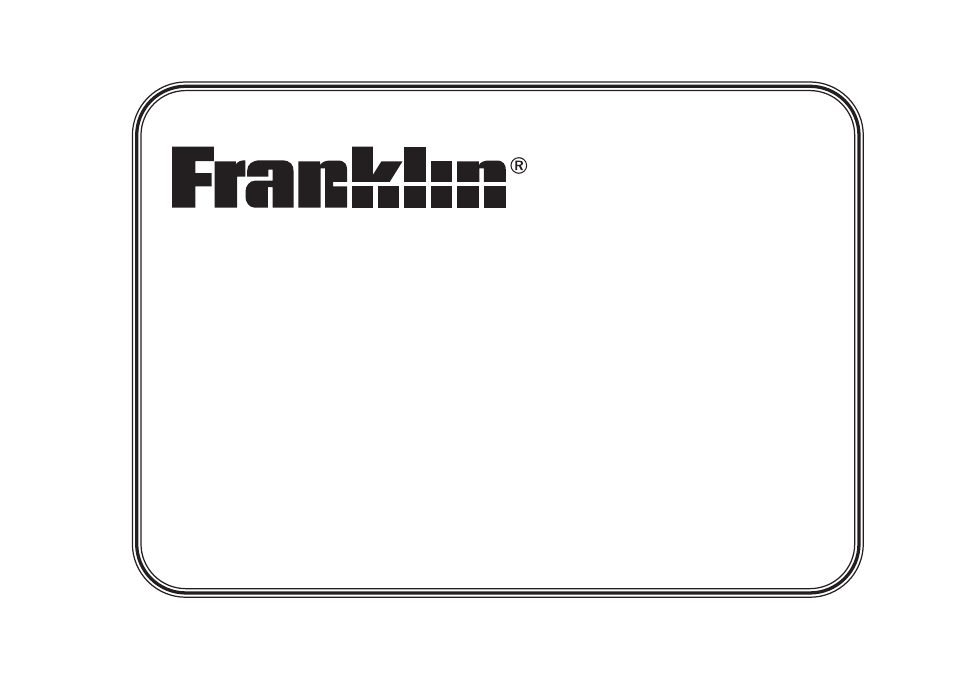 Franklin EnglishFrench BFQ-470 User Manual | 40 pages