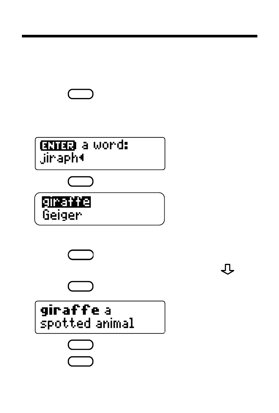 Correcting misspellings | Franklin Talking Children's Dictionary CDS-240 User Manual | Page 7 / 24