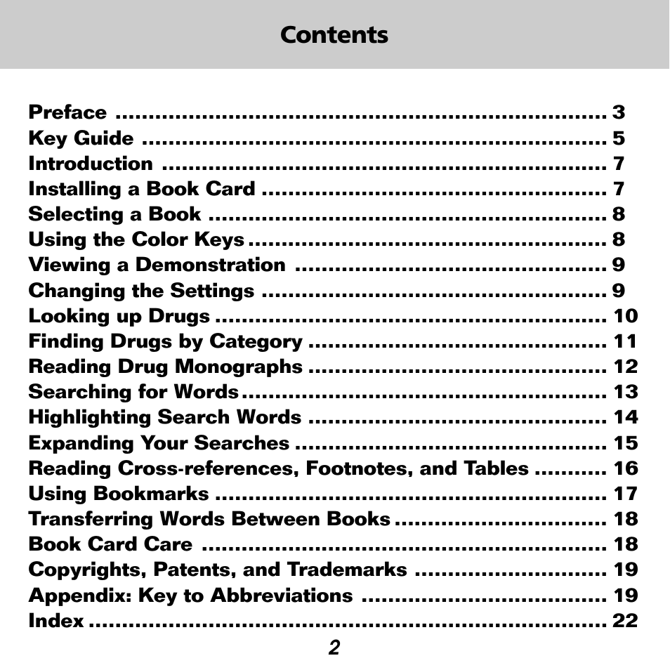 Franklin BOOKMAN NIM-2072 User Manual | Page 3 / 26
