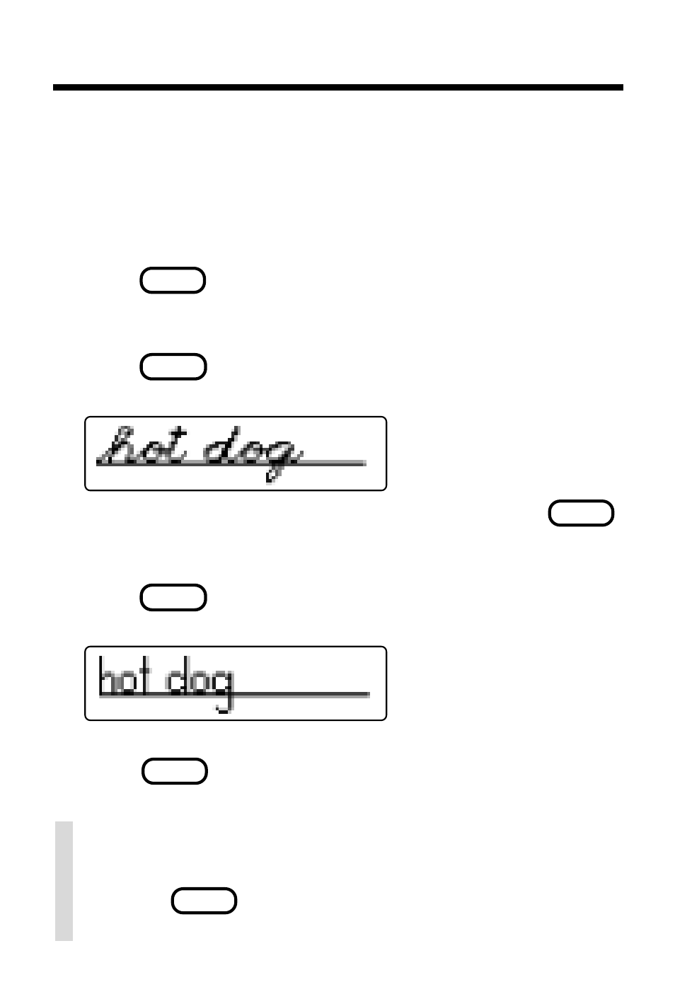 Writing letters and words | Franklin HW-216 User Manual | Page 10 / 24