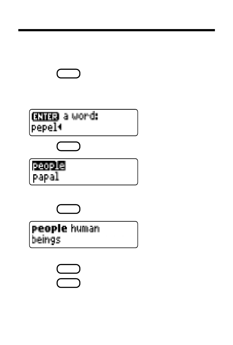 Correcting misspellings | Franklin HW-216 User Manual | Page 7 / 24